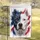 Stoic Pit Bull American Flag Blue Star Red Paint Patriotic Home Decor Gift for Dog Lovers Garden Flag - 5