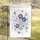 Stylized Blue Pink Golden Evil Eye Amulet Hearts Charm - Home Decor Gift Garden Flag - 5