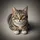 Inquisitive Tabby Cat with Golden Eyes - Cat Lover Gift Spare Tire Cover - 6