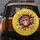 Smiling Brown Monkey Cracked Yellow Deep Midnight Blue Void - Wildlife Lover Gift Spare Tire Cover - 5