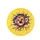 Smiling Brown Monkey Cracked Yellow Deep Midnight Blue Void - Wildlife Lover Gift Spare Tire Cover - 4