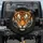 Majestic Tiger Focused Eyes Powerful Head Striped Fur Jungle Foliage Wildlife Lover Gift Spare Tire Cover - 1
