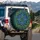 Blueberry Blossoms Ripening Berries Green Leaves Vines - Outdoor Adventure Nature Lover Gift Spare Tire Cover - 3