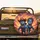 Comedic Terror Blue Monsters Cowboy Hat Sunset Sky with Speed Lines - Travel Essentials Spare Tire Cover - 2