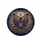 Golden Filigree Jewel Floral Roaring Bear Cosmic Galaxy Celestial Damask - Fantasy Lover Gift Spare Tire Cover - 4