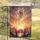 Majestic Raccoon Sunset Mountain - Wildlife Lover Home Decor Gift Garden Flag - 5