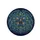 Art Nouveau Floral Bouquet Dark Blue Gold Filigree Tendrils - Luxurious Home Decor Gift Spare Tire Cover - 4