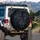 Close-up Feline Face Electric Blue Eyes Outdoor Style Wildlife Lover Gift Spare Tire Cover - 3