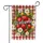 Welcome Strawberries Daisies Bees Gingham Foliage - Home Decor Gift Garden Flag - 3