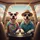 Cruising Pitbull Dogs Sunglasses Fedora Tie-Dye - Carefree Journey Road Trip Dog Lover Gift Spare Tire Cover - 6