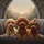 Fluffy Miniature Poodles Pink Bow Upholstered Seating - Travel Essentials Poodle Lover Gift Spare Tire Cover - 6