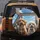 Joyful Golden Doodle Poodle Dogs In Car - Travel Enthusiast Pet Owner Gift Spare Tire Cover - 5