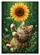 Tabby Kitten Sunflower Garden - Home Decor Gift for Cat Lover Garden Flag - 6