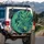 Lush Tropical Foliage Monstera Fan Palm Banana Leaves - Outdoor Lifestyle Gift Spare Tire Cover - 3