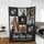 Personalized Photos Fleece Blanket for Father,Fathers Day Gift,Father's Day Photos Blanket for Grandfather,Gifts for Dad,Gifts for Father,Newly Dad Gifts - 4