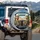 Cartoon Skeletons Driving Car Desert Highway Road Trip Adventure Spare Tire Cover - 3