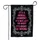Moral Moment Quote Fuchsia Pink Filigree Mandala Values-Focused Home Decor Garden Flag - 3