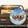 Golden Retriever Faces Blue Sky Clouds - Dog Lover Gift Spare Tire Cover - 2