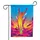 Geometric Interlocking Planes Gradient Human Silhouette Reaching - Home Decor Gift Garden Flag - 3