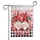Gnomes Love Hearts Buffalo Plaid Valentine's Day - Holiday Home Decor Gift Garden Flag - 3