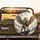 Majestic Winged Lion Golden Armor Royal Blue Sash Spare Tire Cover - 2