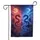 Intertwined Oriental Dragons Pagoda Twilight Sky - Home Decor Gift for Dragon Lovers Garden Flag - 3