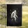 Bigfoot Silhouette Cosmic Night Sky - Home Decor Gift for Bigfoot Lover Garden Flag - 5