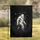 Bigfoot Silhouette Cosmic Night Sky - Home Decor Gift for Bigfoot Lover Garden Flag - 1