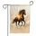 Double Exposure Galloping Horse Pine Forest Sunset - Home Decor Gift for Wildlife Lovers Garden Flag - 3