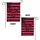 Bold Grunge Crimson Anchor Cross Wings Hot Pink Stars Stripes Rocker Home Decor Gift Garden Flag - 4