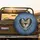 Surprised Tabby Kitten Pink Tongue Heart Tear Indigo Blue Denim - Cat Lover Decor Gift Spare Tire Cover - 2