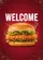 WELCOME Gourmet Fried Chicken Sandwich - Dining Area Decor Garden Flag - 6