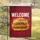 WELCOME Gourmet Fried Chicken Sandwich - Dining Area Decor Garden Flag - 5