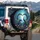 Peacock Heart Luminous Flora Enchanted Forest - Fantasy Lover Gift Spare Tire Cover - 3