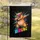 Capybara Dab Pose Retro 3D Glasses BRUH Text - Pop Art Lover Home Decor Gift Garden Flag - 5