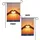 Heart Hands Sunset Sky Ocean Landscape - Home Decor Gift for Couples Garden Flag - 4