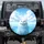 Fluffy White Cat Light Blue Eyes Sparkling Water Sky Clouds - Cat Lover Car Decor Gift Spare Tire Cover - 1