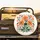 Orange Poppy Flowers Green Foliage Blooms Cream Background - Outdoor Lifestyle Spare Tire Cover - 2