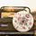 Dusty Rose Deep Pink Floral Arrangement with Muted Green Leaves Vintage Car Decor Gift Spare Tire Cover - 2