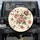 Dusty Rose Deep Pink Floral Arrangement with Muted Green Leaves Vintage Car Decor Gift Spare Tire Cover - 1