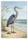 Great Blue Heron Coastal Scene - Wildlife Lover Home Decor Gift Garden Flag - 6
