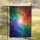 Full Spectrum Cosmic Rainbow Vortex Stardust Spiraling Ribbons - Home Decor Gift Garden Flag - 5