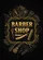 Golden BARBER SHOP Text Vintage Razor Comb - Barber Shop Decor Gift for Barbers Garden Flag - 6
