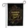 Golden BARBER SHOP Text Vintage Razor Comb - Barber Shop Decor Gift for Barbers Garden Flag - 3