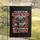 Gritty V-Twin Engine Distressed Flames Stroked Blown - Motorcycle Enthusiast Gift Garden Flag - 5