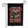 Gritty V-Twin Engine Distressed Flames Stroked Blown - Motorcycle Enthusiast Gift Garden Flag - 3