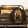 Fierce Golden Outline Lion with Radiant Mane Travel Essentials Wildlife Lover Gift Spare Tire Cover - 2