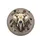 Elephant Head Gold Filigree Lotus Vines - Wildlife Lover Home Decor Gift Spare Tire Cover - 4