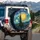 Cypress Tree Celestial Swirling Night Village Art Lover Gift Spare Tire Cover - 3