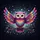 Majestic Cartoon Owl Branch Luminous Confetti - Wildlife Lover Gift Spare Tire Cover - 6